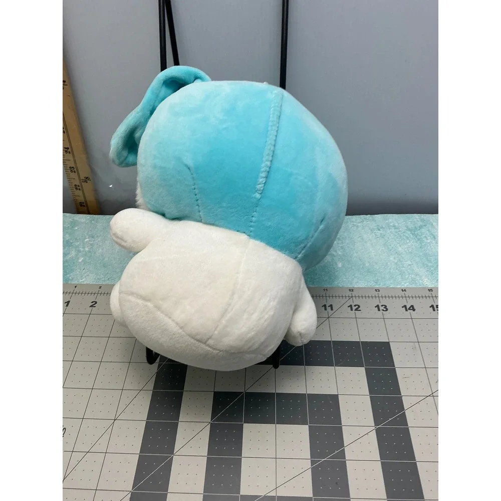 Sanrio Cinnamoroll Plush White Puppy Light Blue Winter Hooded Cape 9 Inch